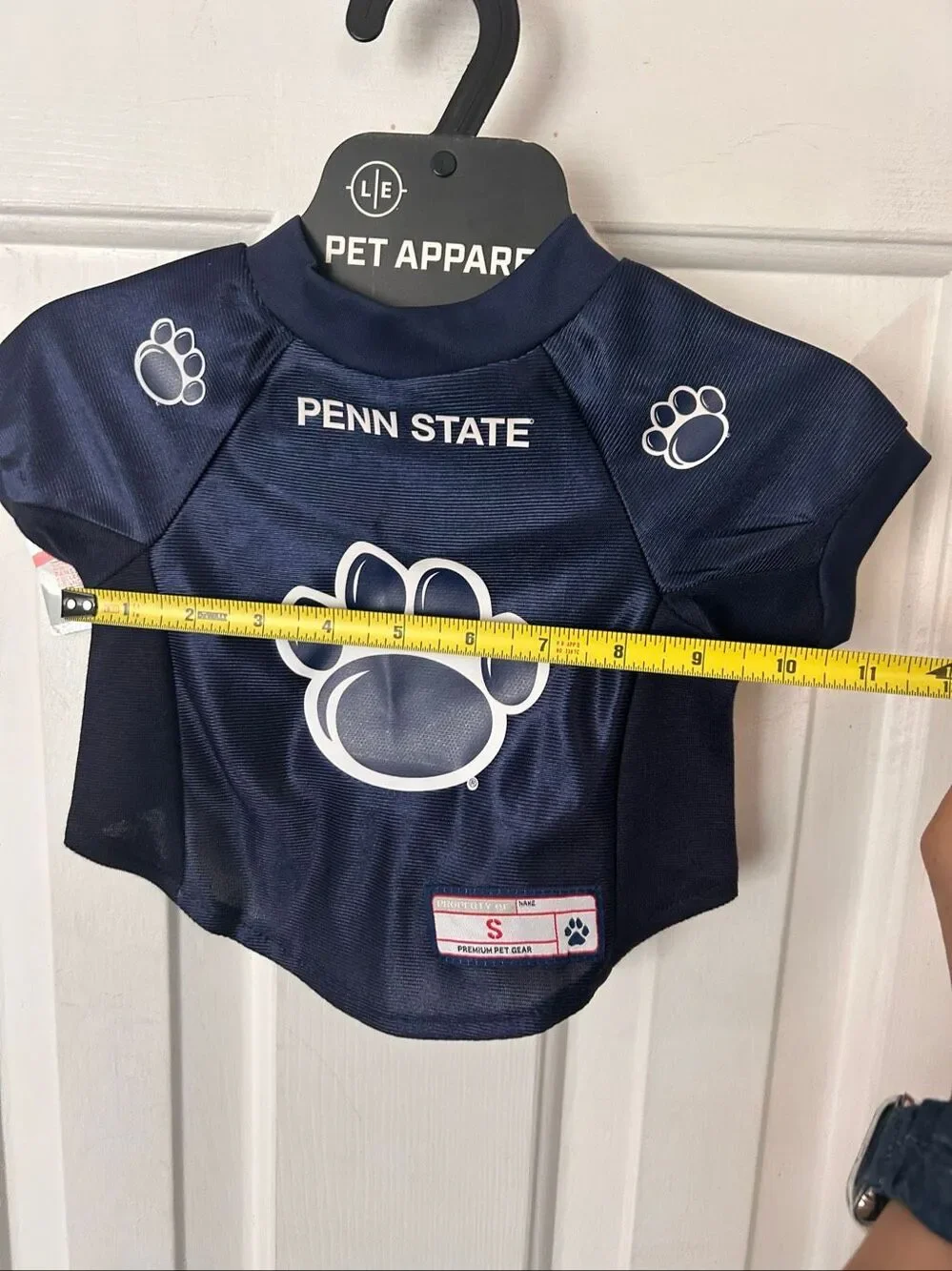Penn state dog jersey blue size small authentic